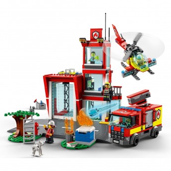 Конструктор LEGO CITY "ПОЖАРНАЯ ЧАСТЬ" City 60320 Конструктор LEGO CITY "ПОЖАРНАЯ ЧАСТЬ" City 60320