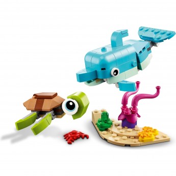 Конструктор LEGO CREATOR ДЕЛЬФИН И ЧЕРЕПАХА 31128 Конструктор LEGO CREATOR ДЕЛЬФИН И ЧЕРЕПАХА 31128