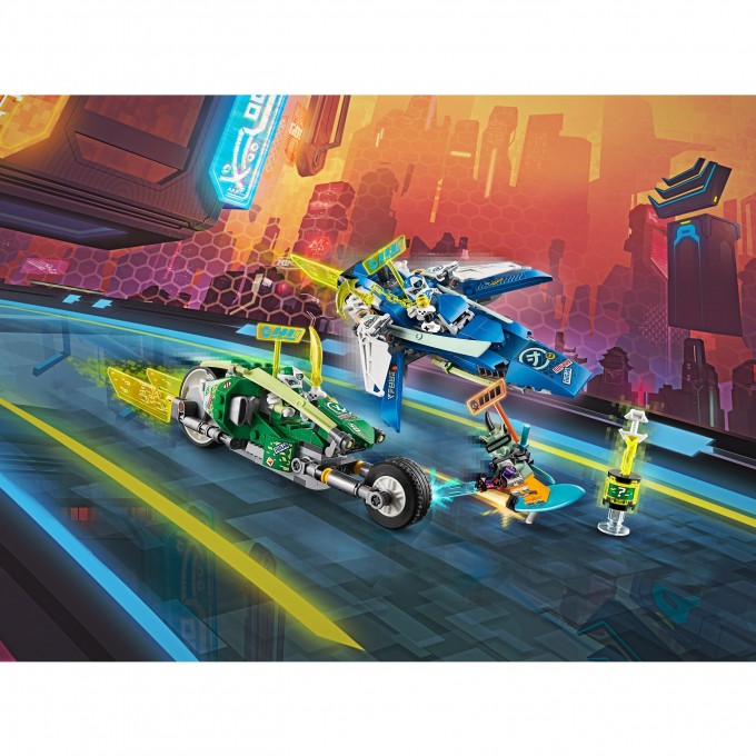 Конструктор LEGO NINJAGO «СКОРОСТНЫЕ МАШИНЫ ДЖЕЯ И ЛЛОЙДА» Ninjago 71709 1697591 Конструктор LEGO NINJAGO «СКОРОСТНЫЕ МАШИНЫ ДЖЕЯ И ЛЛОЙДА» Ninjago 71709 1697591