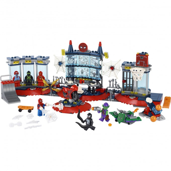 Конструктор LEGO SUPER HEROES «НАПАДЕНИЕ НА МАСТЕРСКУЮ ПАУКА» Super Heroes 76175 3142531