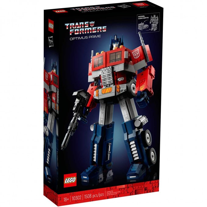 Конструктор LEGO TRANSFORMERS ОПТИМУС ПРАЙМ 10302 Конструктор LEGO TRANSFORMERS ОПТИМУС ПРАЙМ 10302