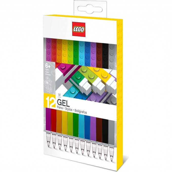 Набор гелевых ручек LEGO, 12 шт 51639L 1000920 Набор гелевых ручек LEGO, 12 шт 51639L 1000920
